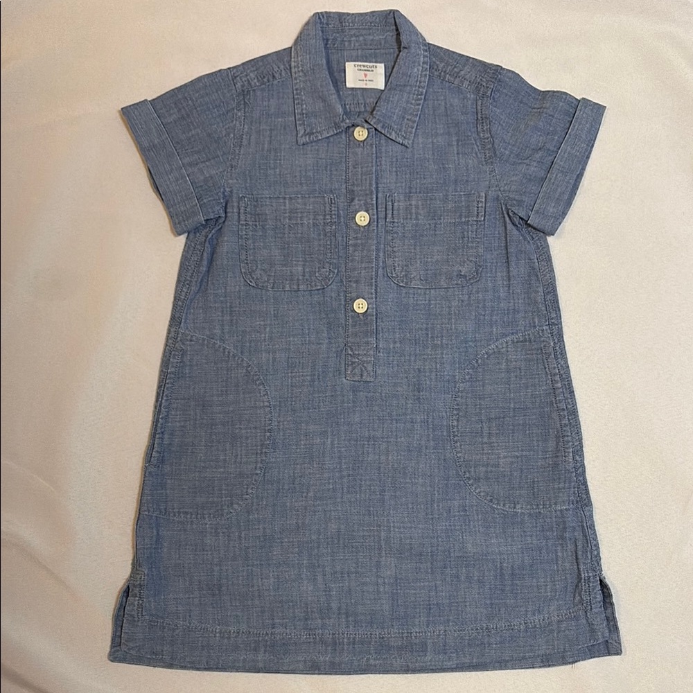 Crewcuts Chambray Popover Dress
